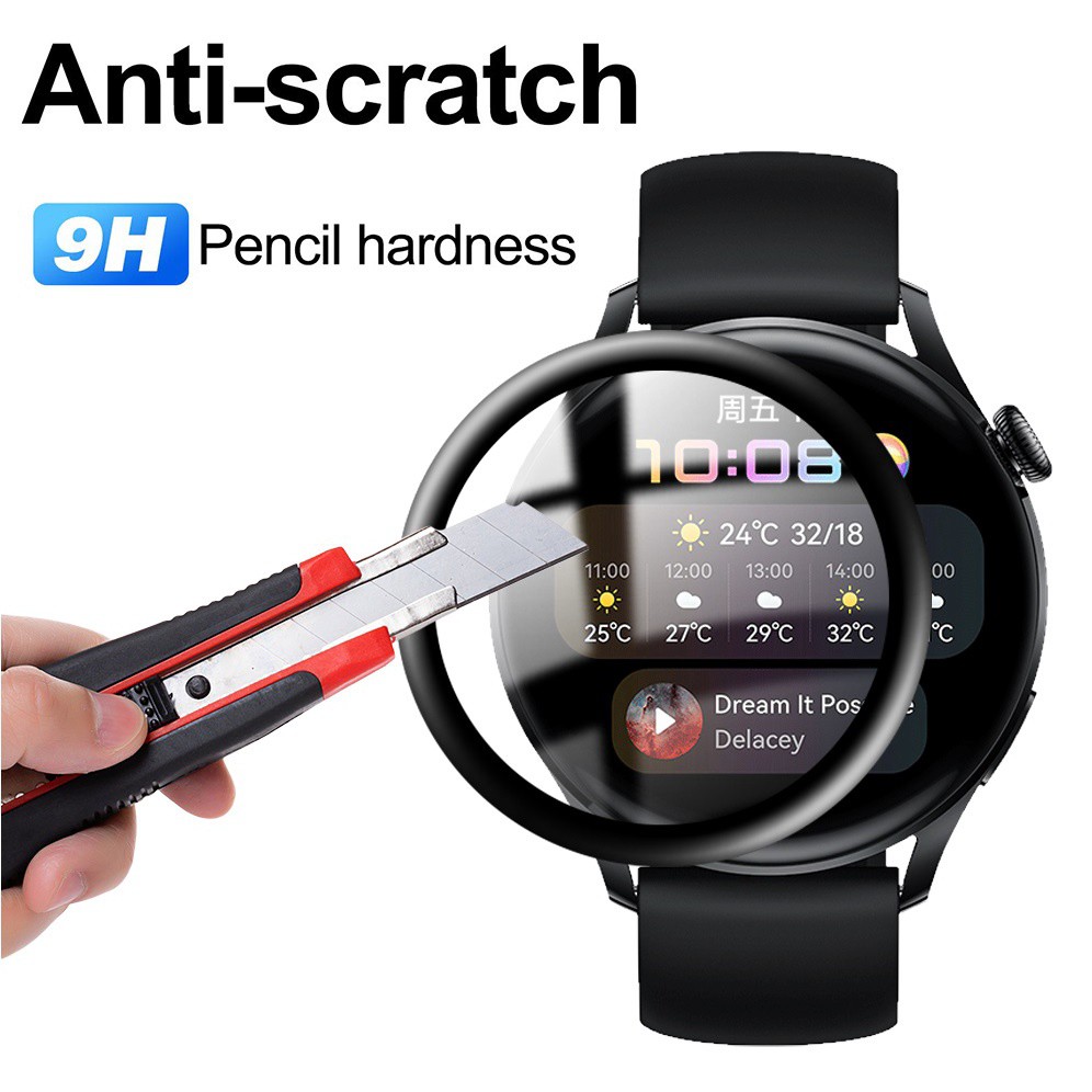 Cường lực Huawei Watch 3 Watch 3 Pro 3D dẻo full màn hình chống bám vân tay độ cứng 6H SWASTORE