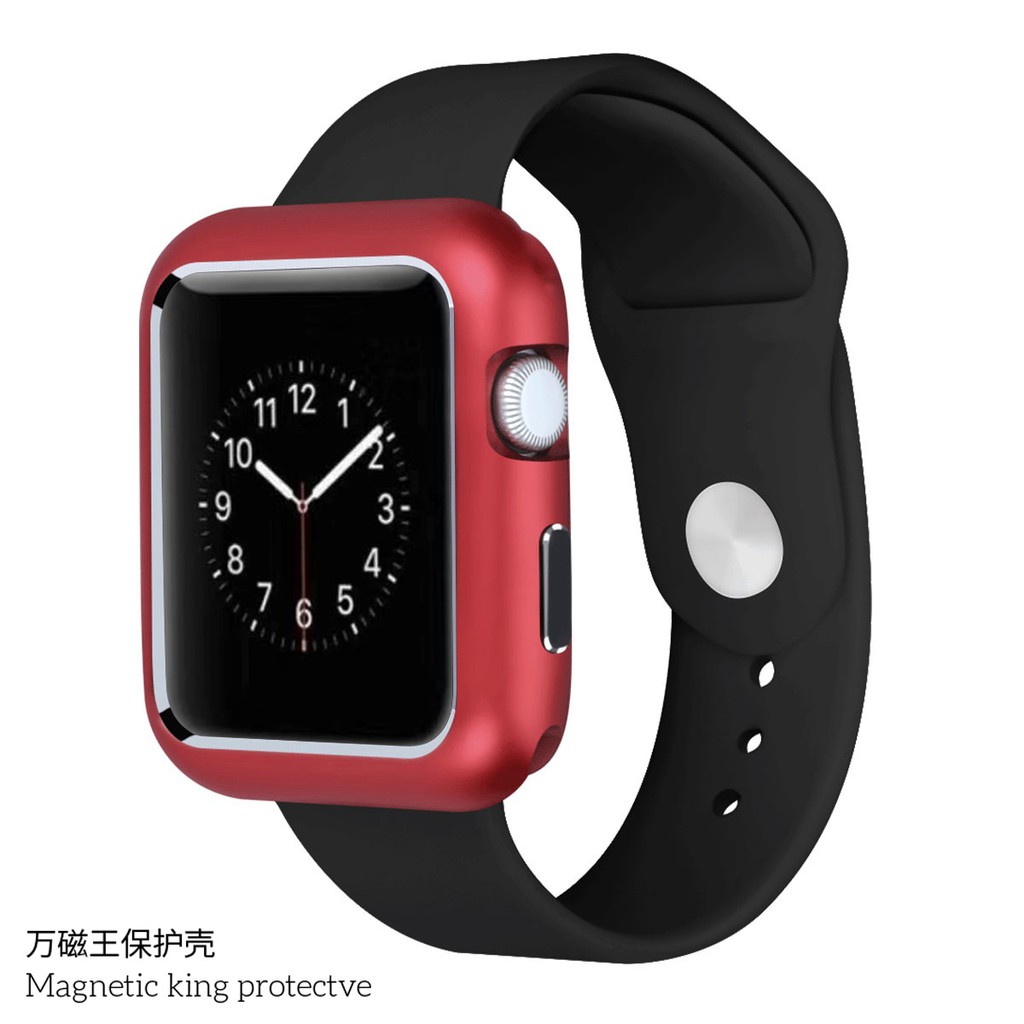 【Apple Watch Case】Khung bảo vệ từ bằng kim loại cho Apple Watch 1/2/3/4/5/6/se 38mm/42mm/40mm/44mm