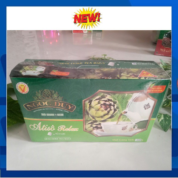 [Đặc sản Đà Lạt] Trà atiso Ngọc Duy loại đặc biệt - Hộp 100g | BigBuy360 - bigbuy360.vn