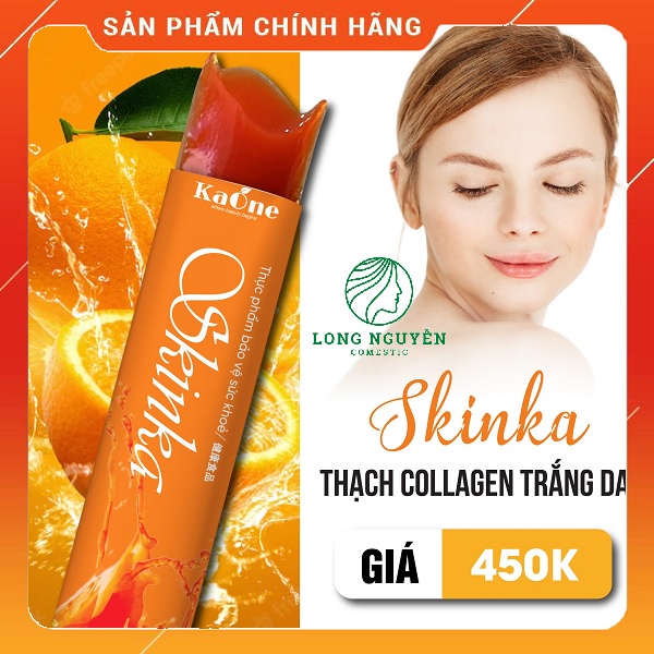 [Chính hãng] Thạch trắng da SKINKA - xoá nám giảm thâm, bổ sung collagen cho da khoẻ đẹp