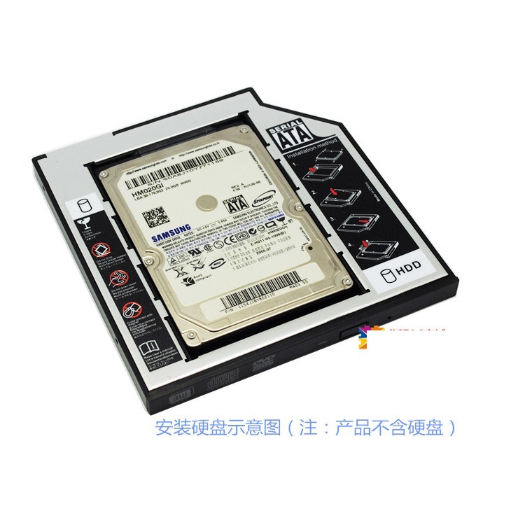 Caddy Bay SSD HDD SATA 9.5mm/12.7mm thay thế ổ DVD laptop