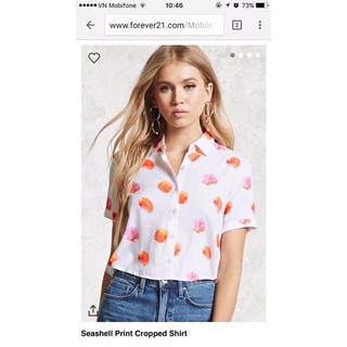 Áo sơmi croptop f21