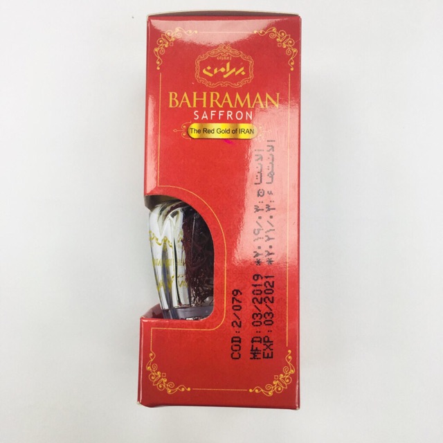 [MUA 2 TẶNG 1] mua 2 gr Saffaron Bahraman được tặng 1 bình 500ml như hình-Saffaron nhuỵ hoa nghệ tây