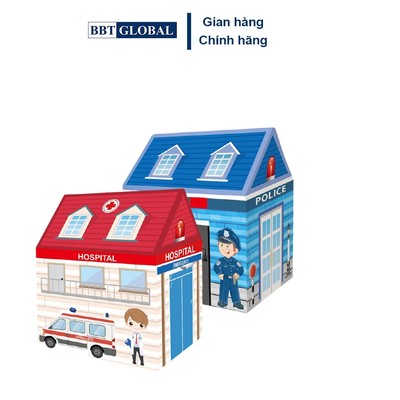 Nhà bóng lều bóng tập làm cảnh sát, tập làm bác sĩ cho bé BBT Global 889-21