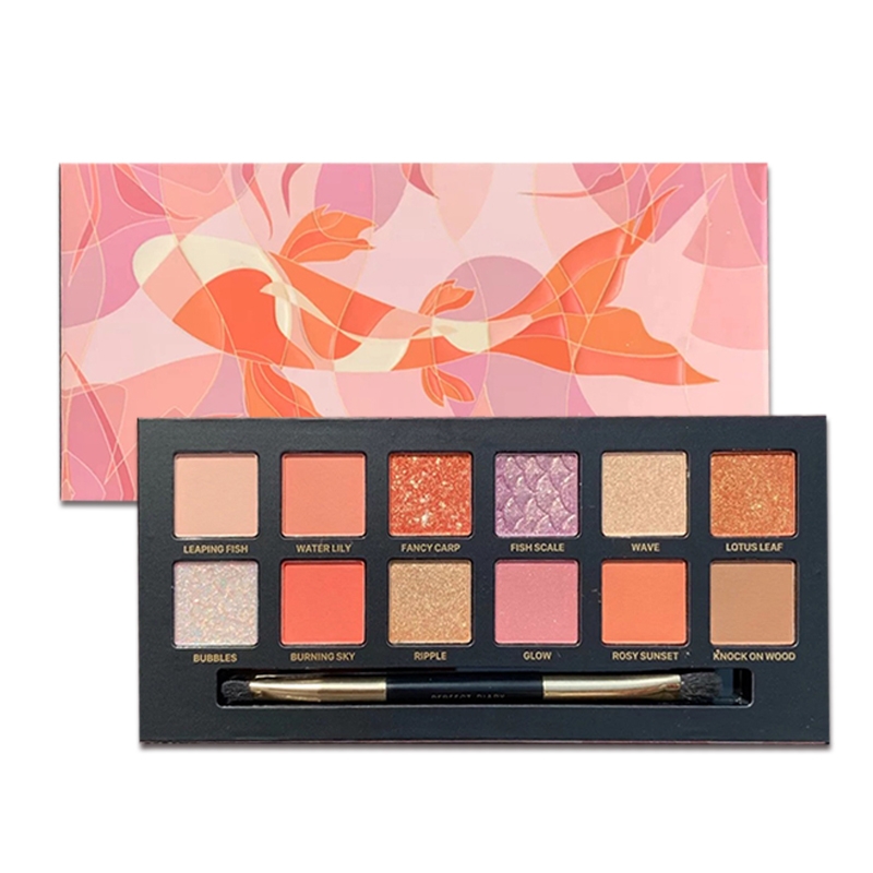Bảng phấn mắt 12 màu động vật Explorer Eyeshadow Palette kèm cọ hot hit Tiktok cá Koi Hổ Cún