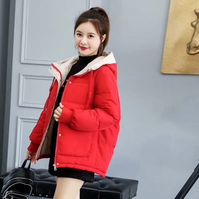 HT396 Áo phao nam nữ dáng ngắn sale trái mùa