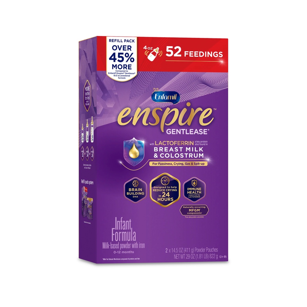 Sữa Bột Enfamil Enspire Gentlease 822g