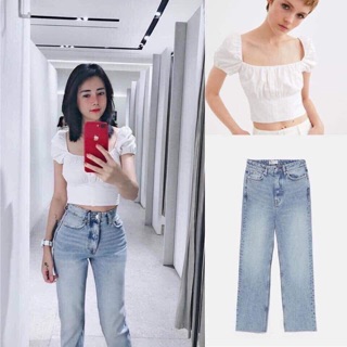 Áo trắng croptop