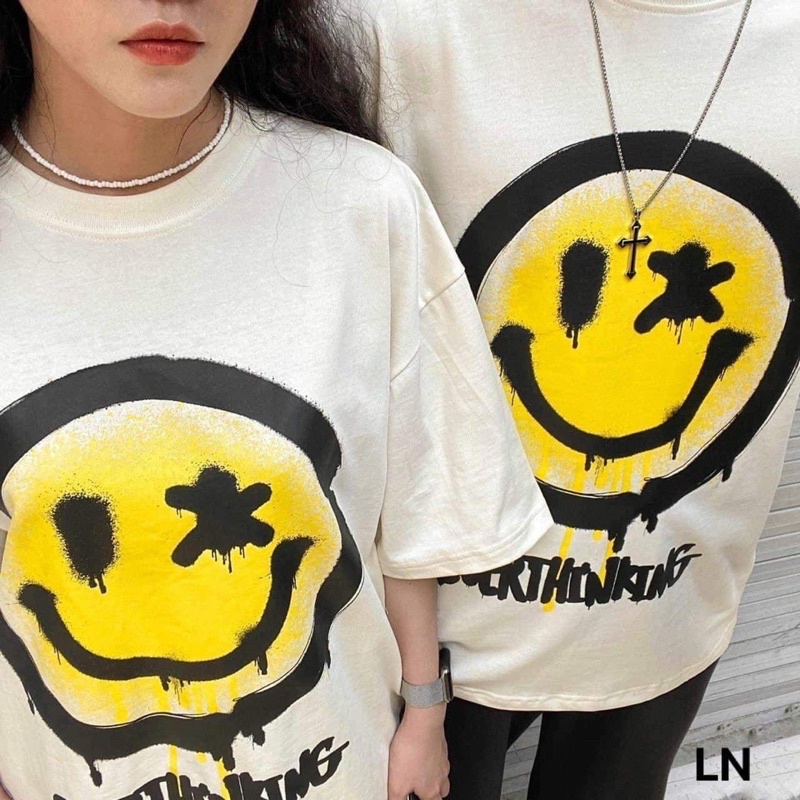 Áo phông mặt cười OVERTHING LN11