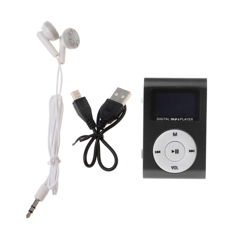 Máy Nghe Nhạc Mp3 Mx-801 Có Kẹp Kim Loại Hỗ Trợ Thẻ Nhớ Micro Sd Tf