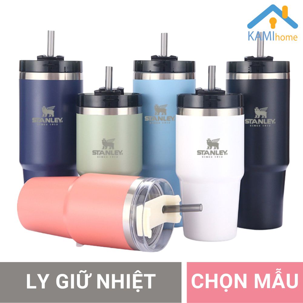 Ly giữ nhiệt inox thép không gỉ cỡ lớn 900ml uống nước nóng lạnh KMH2 22066