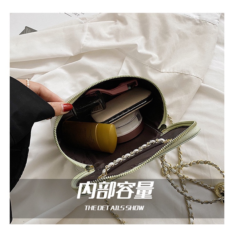 Túi Đeo JASMIN NOIR Chéo Da PU Phối Dây Xích Thời Trang Nữ Sành Điệu