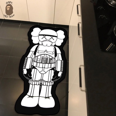 [Hype Oder] Thảm BearBrick mô hình Bape, KAWS, StarWar....Nhiều kích thước chất liệu Cotton, HypeBeast Everywhere BapeVN