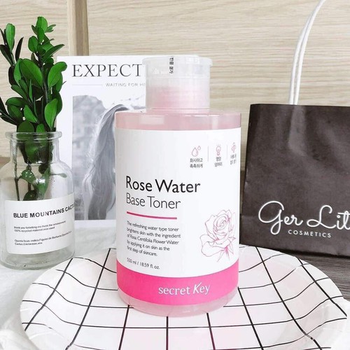 Nước Hoa Hồng Secret Key Rose Water Base Toner 550ml