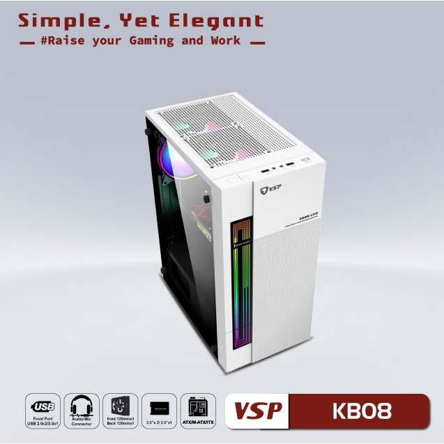 Vỏ Case VSP KB08 WHITE