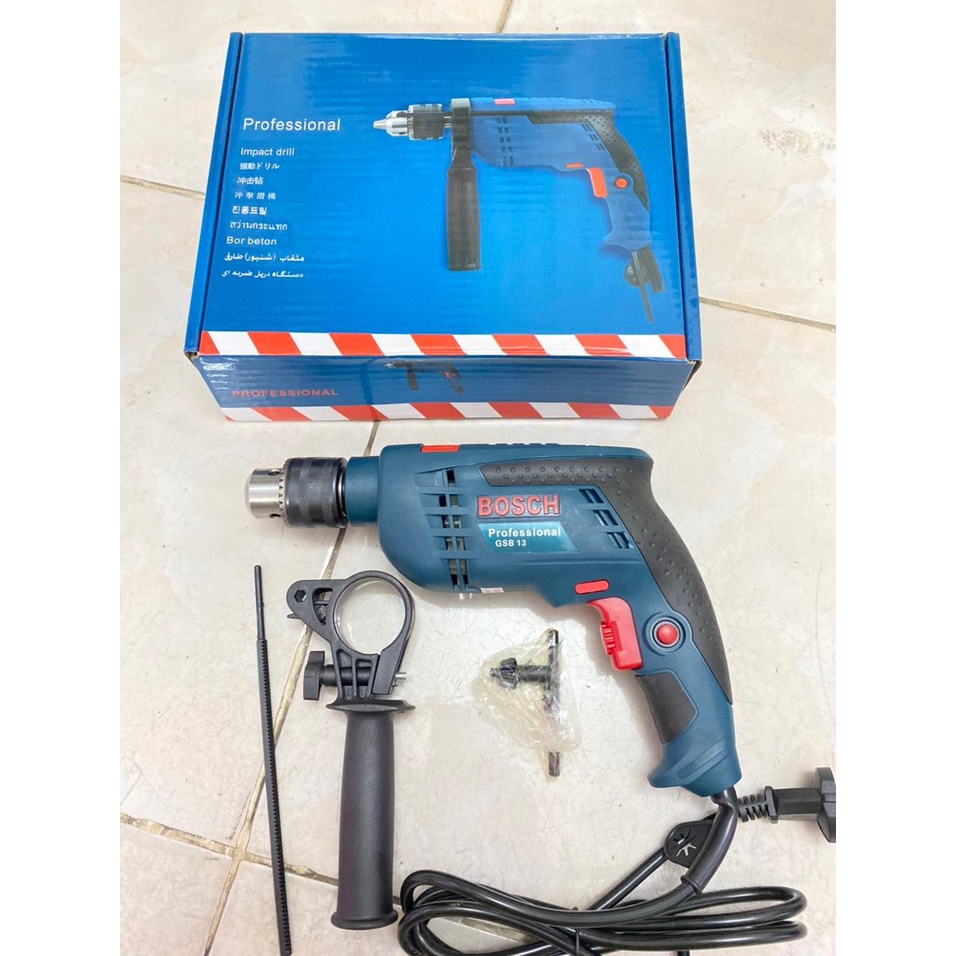 MÁY KHOAN TƯỜNG, SẮT, GỖ KHOAN 13 LY - PROFESSIONAL GSB 13RE LÕI ĐỒNG 100%