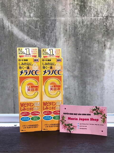 (Có video+Bill mua tại store) Serum Vitamin C Melano CC Rohto (Tinh Chất Đặc Hỗ Trợ Nám Mụn Cc Melano) | BigBuy360 - bigbuy360.vn