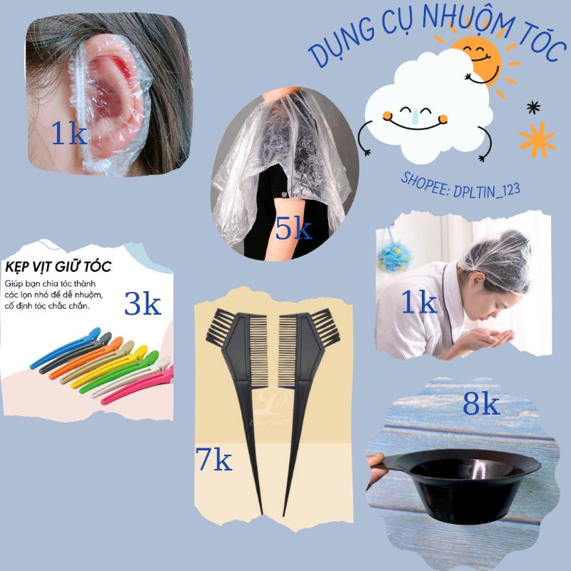[RẺ VÔ ĐỊCH] DỤNG CỤ NHUỘM TÓC