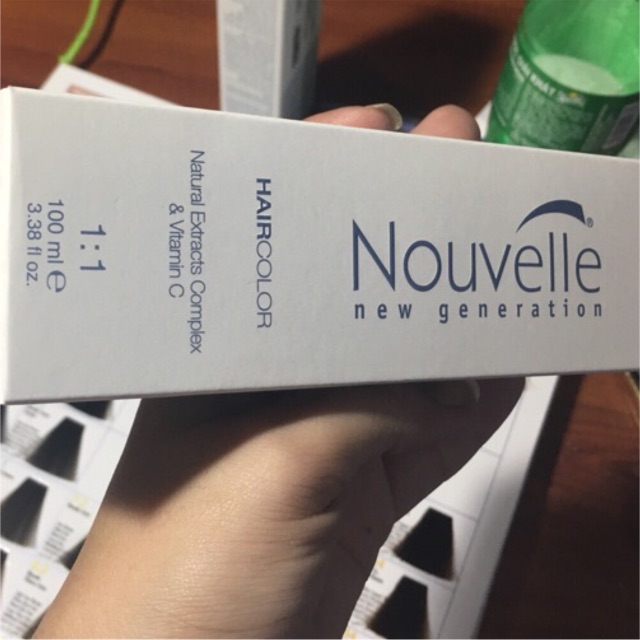 Tăngj kèm oxy*  MÀU NHUỘM NÂU CAFE NOUVELLE Ý CHO MỌI LỨA TUỔI mã 5.0