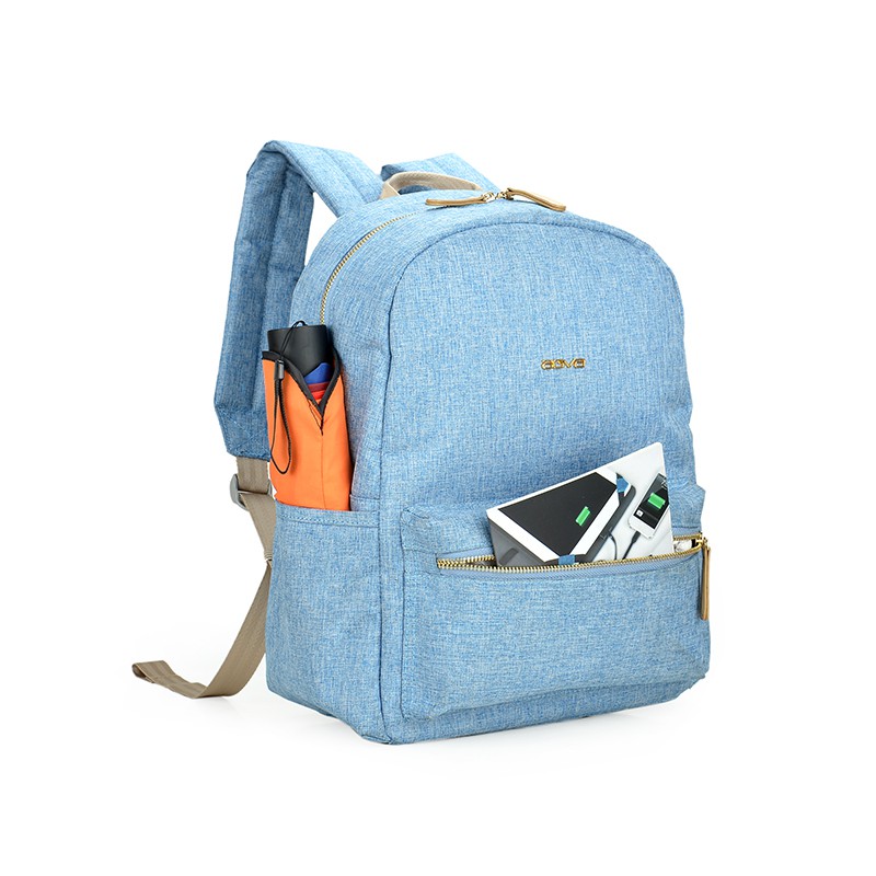 Balo nữ AGVA Stella 13.3&quot; LTB351DENIMBLUE (Xanh dương) Kích thước: 29 x 14 x 36 cm Bảo hành 02 năm chính hãng