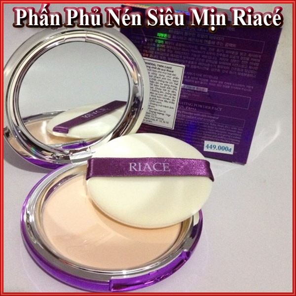 Phấn phủ dạng nén khoáng RIACÉ Illuminating Powder Pact (22gr)