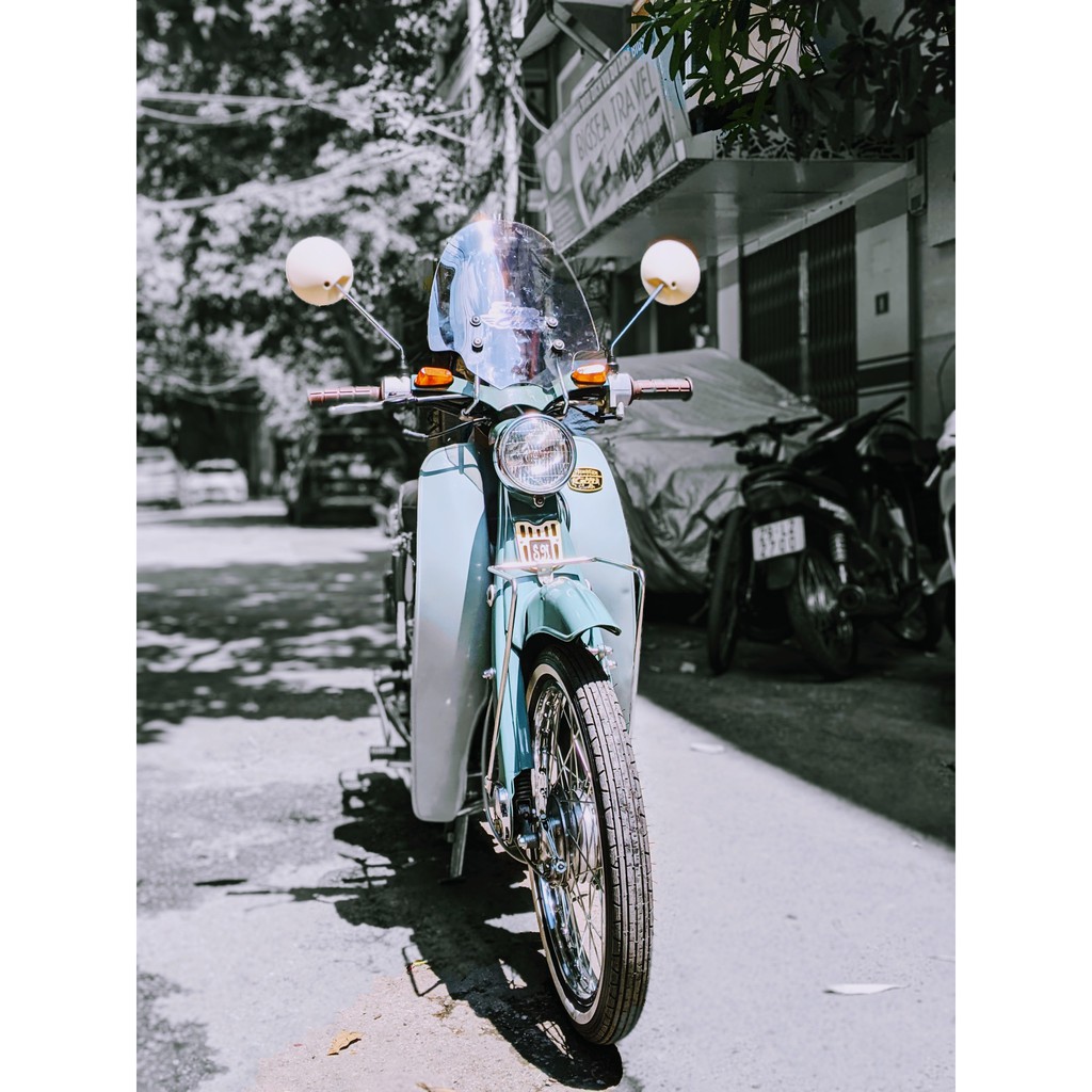 Kính chắn gió xe cub C100, C65