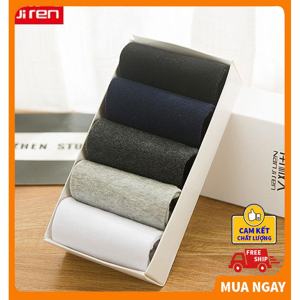 ❤️ HỘP 5 ❤️ Đôi Tất Cotton Khử Mùi - Tất Nam - Tất Nữ - Tất Rẻ Đẹp - Tất Thời Trang - Tất Nhiều Màu - Tất KINGSPORT