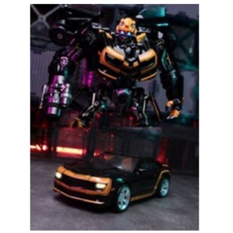 Mô hình BumbleBee BB-02 Black Warrior đồ chơi Tranformer người máy biến hình lắp ráp BB-02 biến hình thành ô tô BB-02