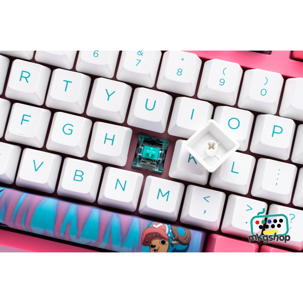 Bàn phím cơ Akko 3087 v2 Chopper chủ đề One Piece, blue switch akko v2, kết nối type C