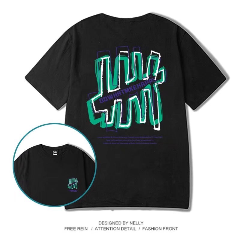 Áo Thun Tay Ngắn In Họa Tiết Hoạt Hình Phong Cách Hip Hop Thời Trang Mùa Hè Cho Nam (M-8XL)