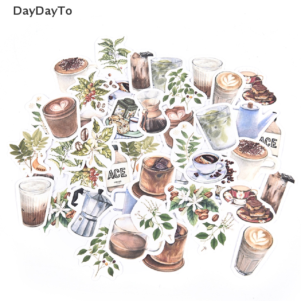 Set 46 Miếng Dán Trang Trí Sổ Lưu Niệm / Nhật Ký