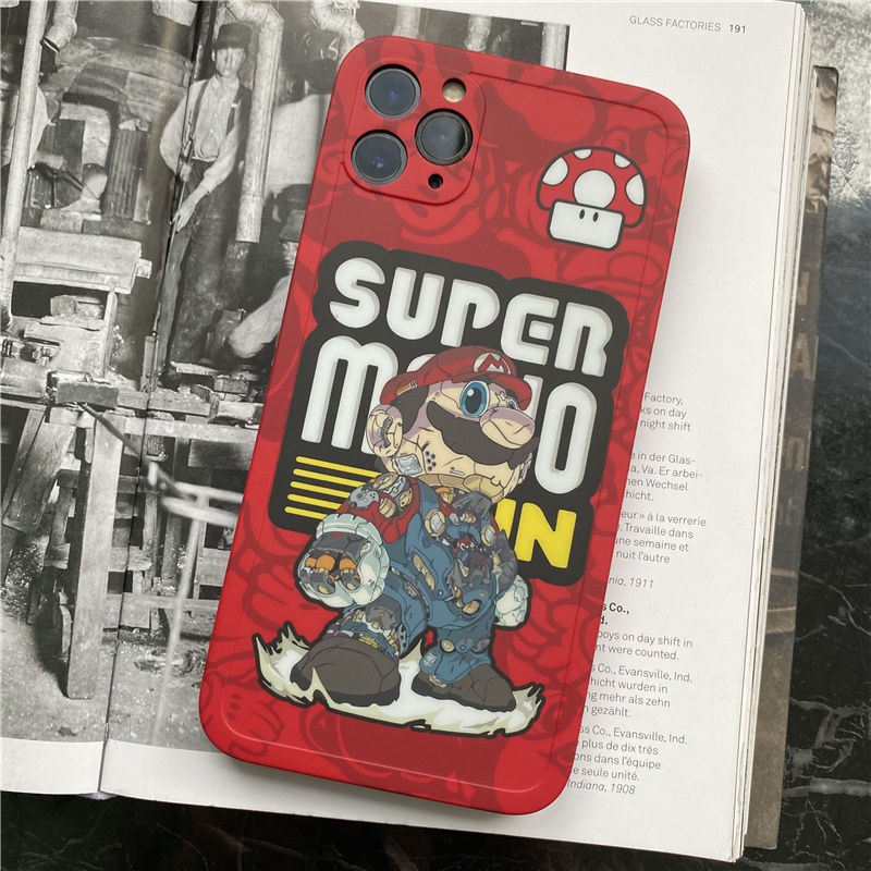 Ốp điện thoại mềm in hình nhân vật hoạt hình thích hợp cho Iphone 7 8plus Se X Xs Xr Xsmax 11 12 13Pro max
