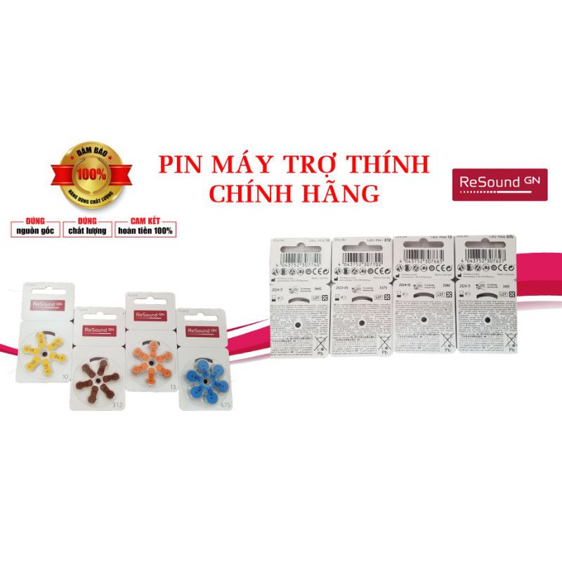 pin máy trợ thính 10-13-312-675 (chính hãng của ĐỨC )