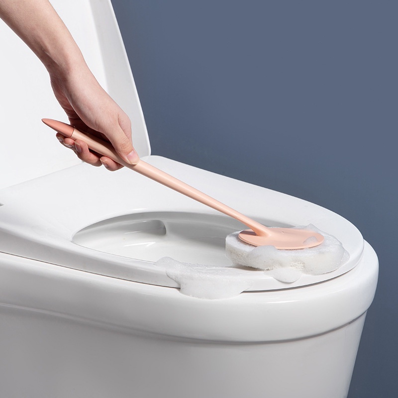 1 Miếng Bọt Biển Rửa Chén Có Tay Cầm Dài Đa Năng Tiện Dụng
