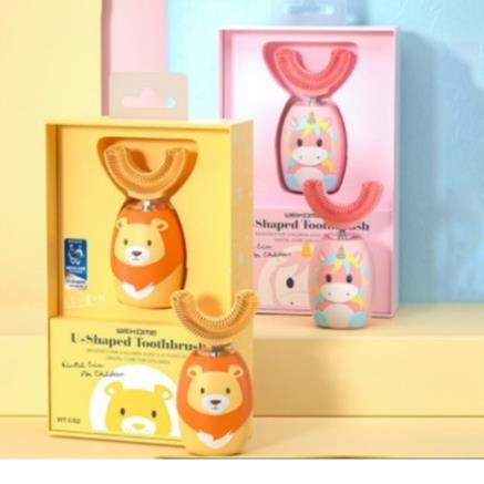 [QUÀ TẶNG SINH NHẬT] Máy Đánh Răng Tự Động Chữ U Cho Bé WeKome WTC02, Mềm Mại, An Toàn, Chống nước, BH 6 Tháng