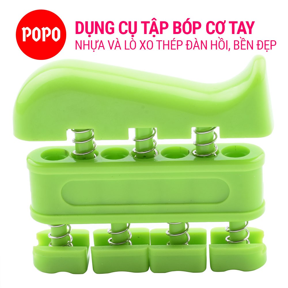 Dụng cụ bóp tập ngón tay hiện đại dạng phím ấn nhựa an toàn giúp phục hồi chức năng cơ tay, tập luyện cơ tay POPO