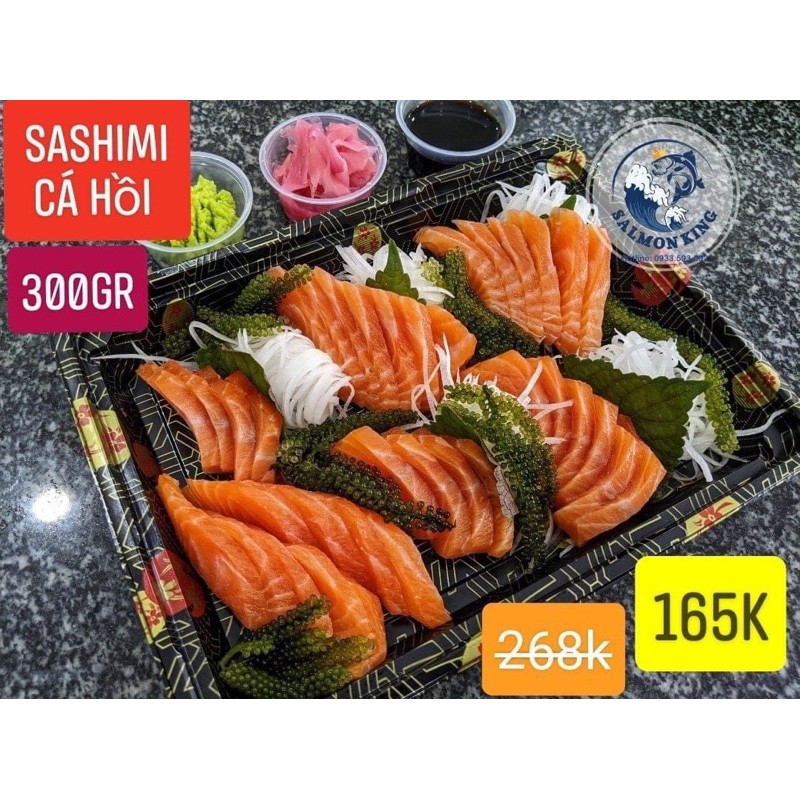 Sa shi mi cá hồi 300g