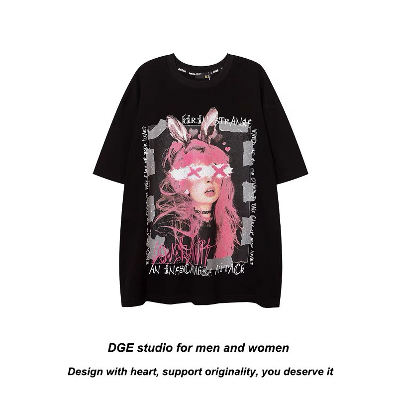 Áo thun tay lỡ cotton 2 chiều dáng unisex form rộng mã ATRABBIT | BigBuy360 - bigbuy360.vn