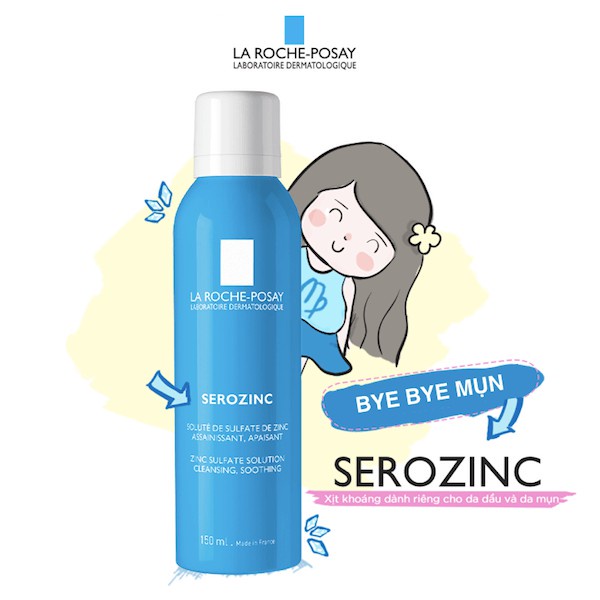 Xịt khoáng giúp làm sạch và dịu da La Roche-Posay Serozinc