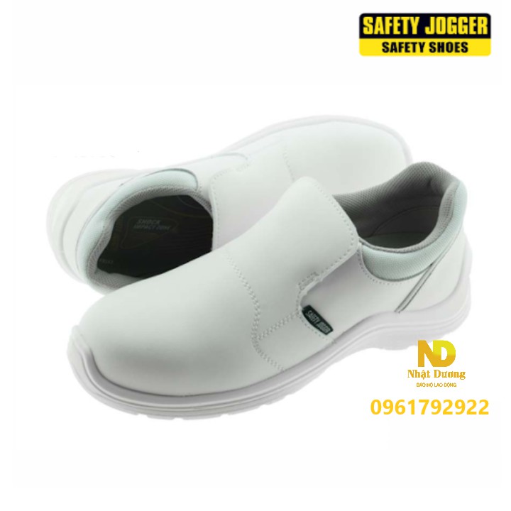 giày bảo hộ lao động Jogger Gusto-chính hãng- chống tĩnh điện - da thật, đế giày 2 lớp PU, chống trượt