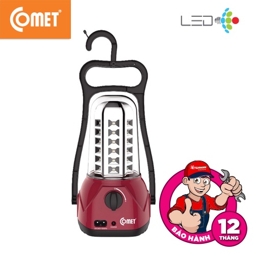 Đèn Sạc Led Comet CM8517 3.6W xoay 180 độ, có tay cầm, móc treo, điều chỉnh độ sáng