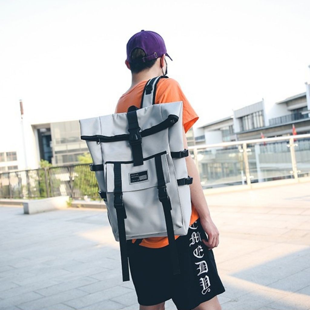 Balo Nam Nữ Thời Trang Đi Học Đi CHơi Ulzzang Basic Có Ngăn Đựng Laptop - Balo Du Lịch