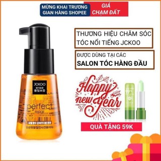 Tinh dầu dưỡng tóc uốn, dưỡng tóc khô xơ, tóc nhuộm Jckoo giúp giữ nếp, tạo nếp tóc mềm mượt, phục hồi hư tổn