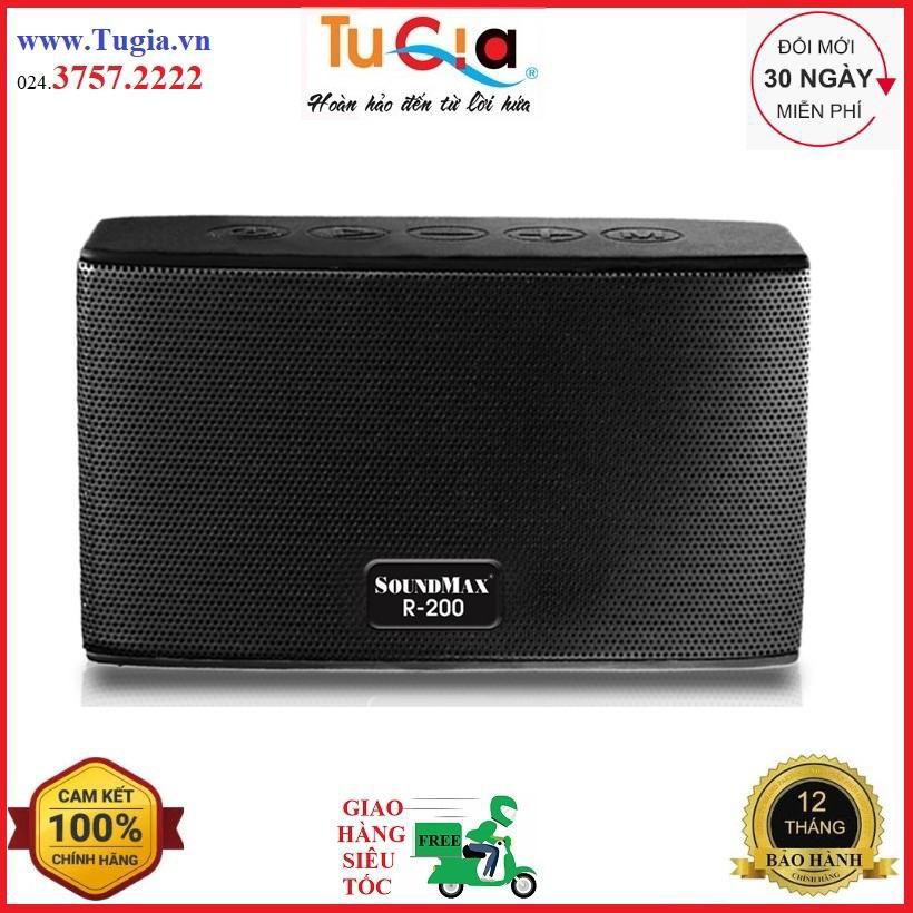 Loa di động bluetooth SoundMax R-200 - Hàng chính hãng