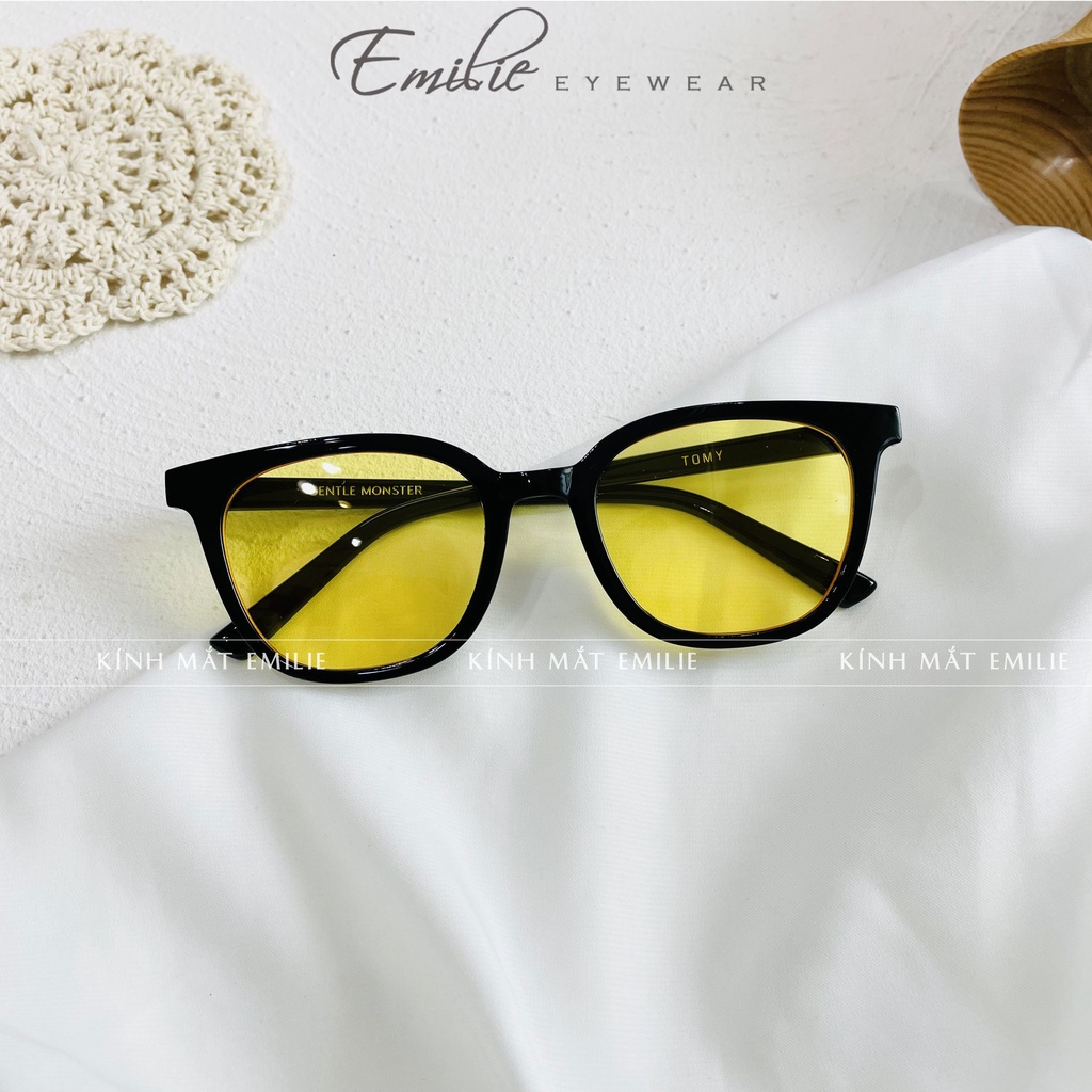 Gọng kính mát vuông nam nữ siêu hot Kính mắt Emilie phụ kiện thời trang Momati