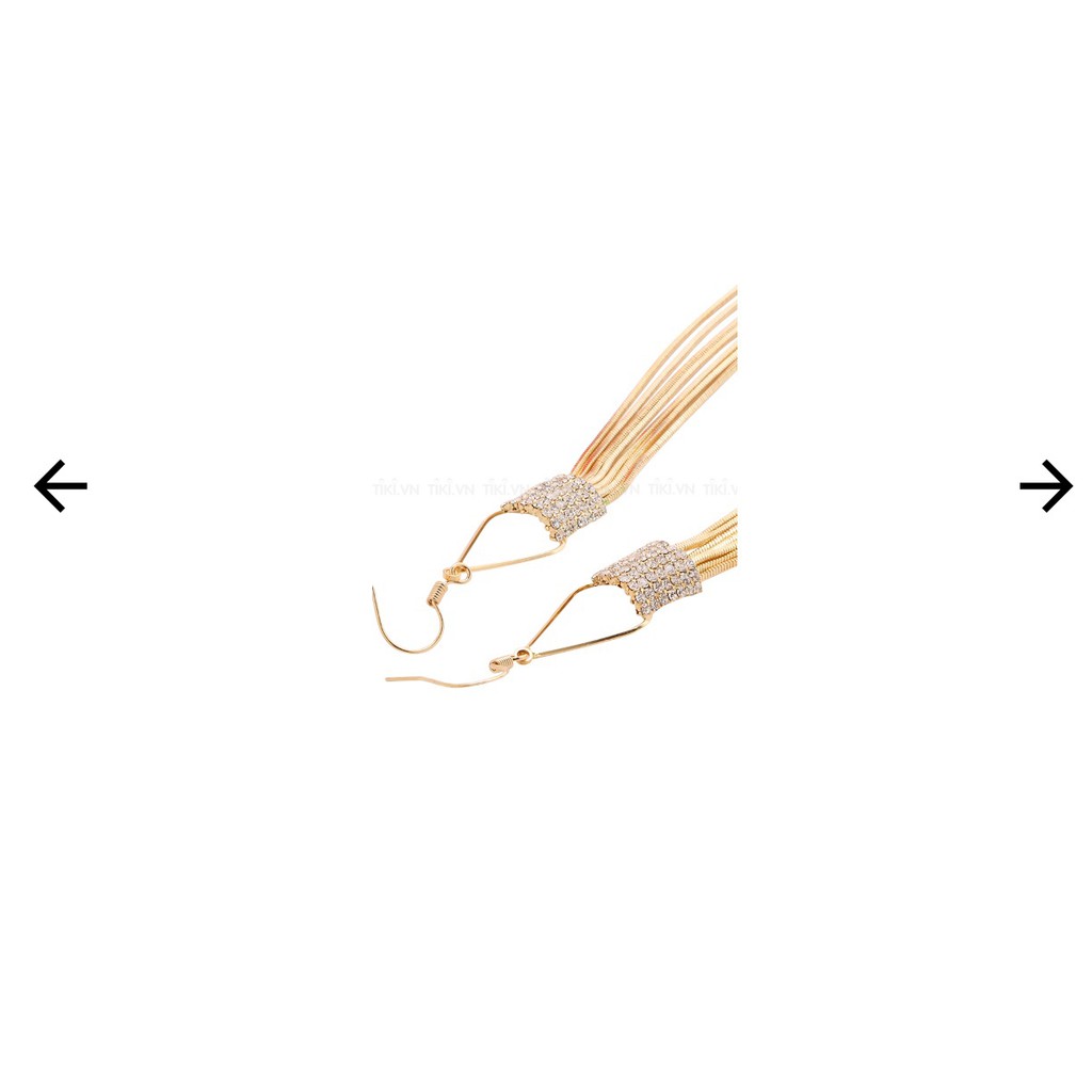 Bông Tai Thời Trang Tua Rua Xi Vàng Hàng Thiết Kế