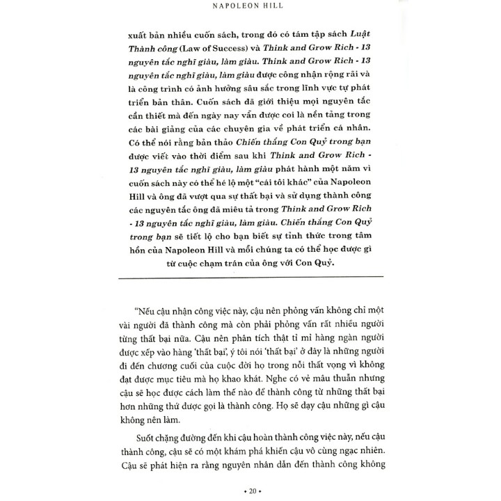 Sách - Chiến Thắng Con Quỷ Trong Bạn - Napoleon Hill - THA