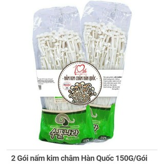 2 Gói nấm kim châm Hàn Quốc 150G/Gói
