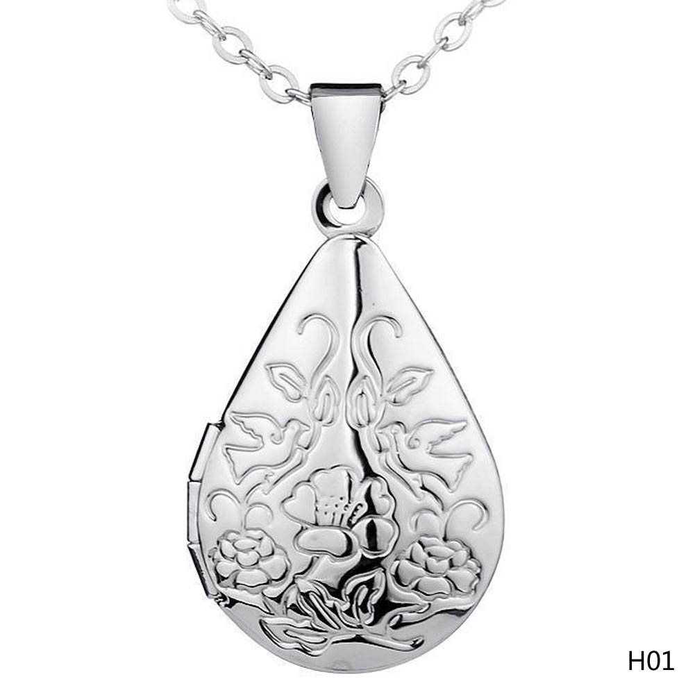 Dây chuyền mạ bạc 925 hình khung ảnh thời trang
