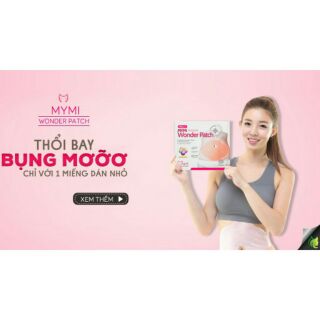 Sét 5 Miếng Dán Tan Mỡ Bụng Hàn Quốc